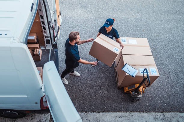 House Move Van. Furniture Removal And Delivery